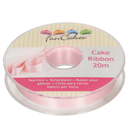 cake ribbon - roze